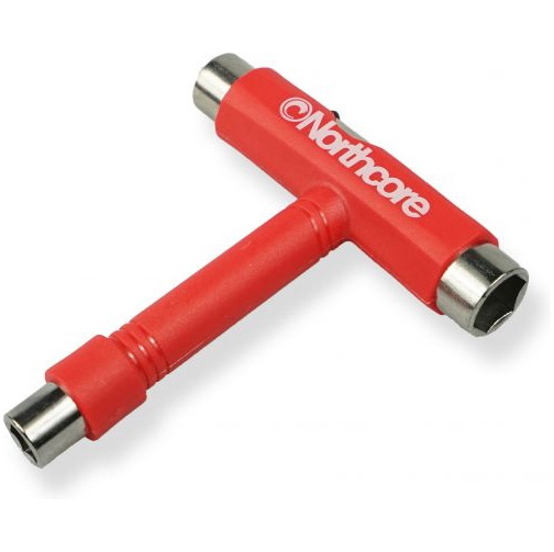 Northcore Skate 'T-Bone'-værktøj NCSK005 -.. Red
